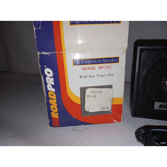 Roadpro RP-102 Cb Radio Extension Speaker 2.5", 8 Ohms, 5 W, W/ Visor Clip 6 Ft. - Picture 2 of 7